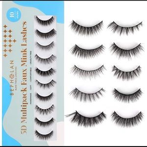 🆕 5D Multipack Faux Mink Lashes 10 Pairs 10 Styles
